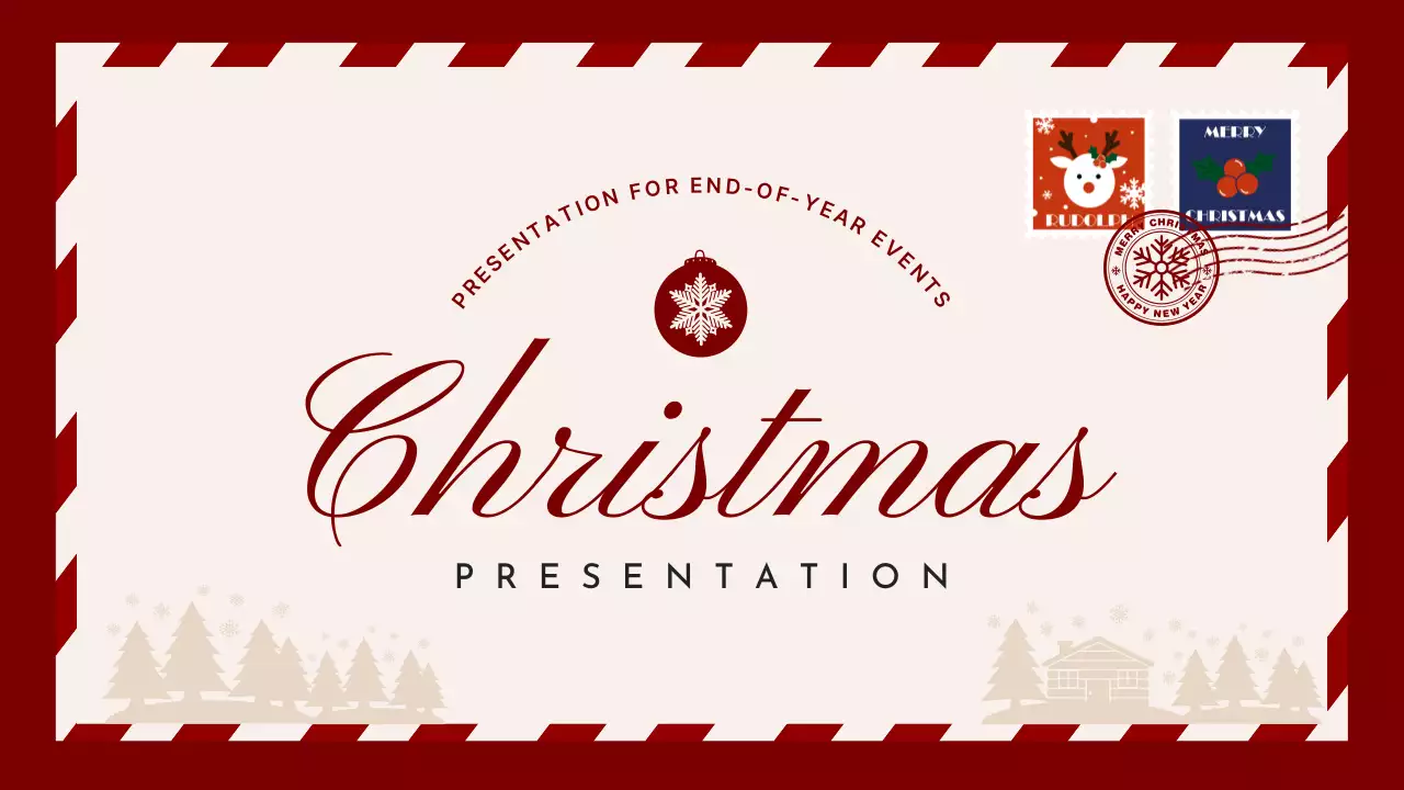 Red Classic Christmas Presentation