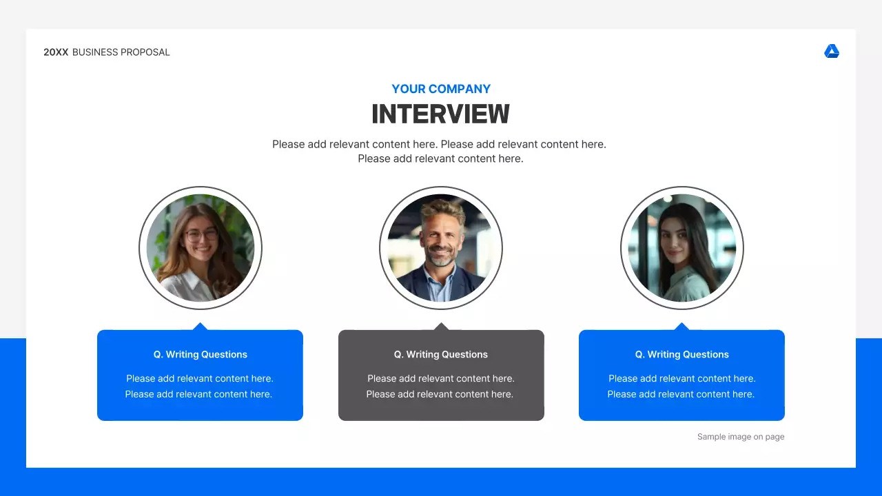 Blue Professional Business Proposal Presentation