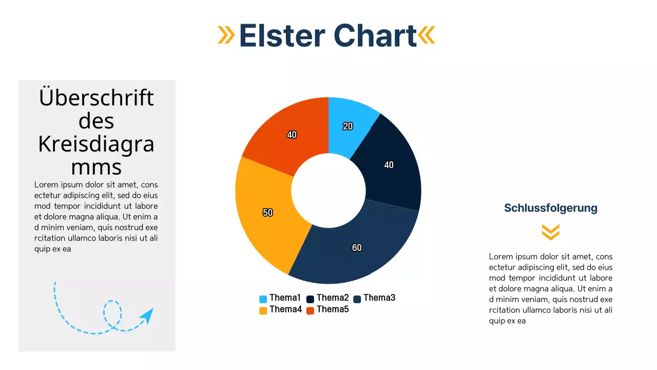 Schwarz und Blau Modern Vielseitig Layout Seite Material