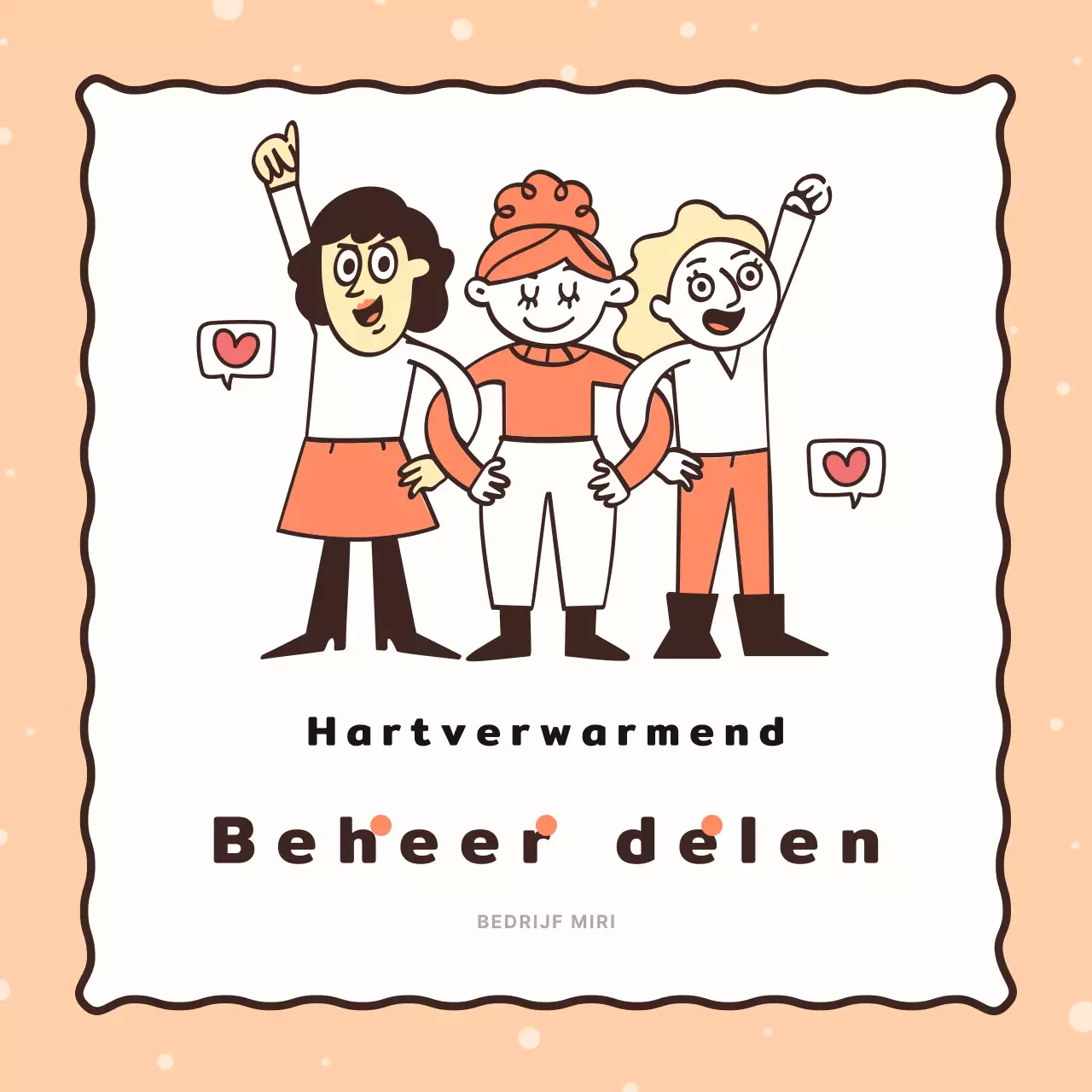 Promoot de goede daden van je bedrijf in oranje en geel