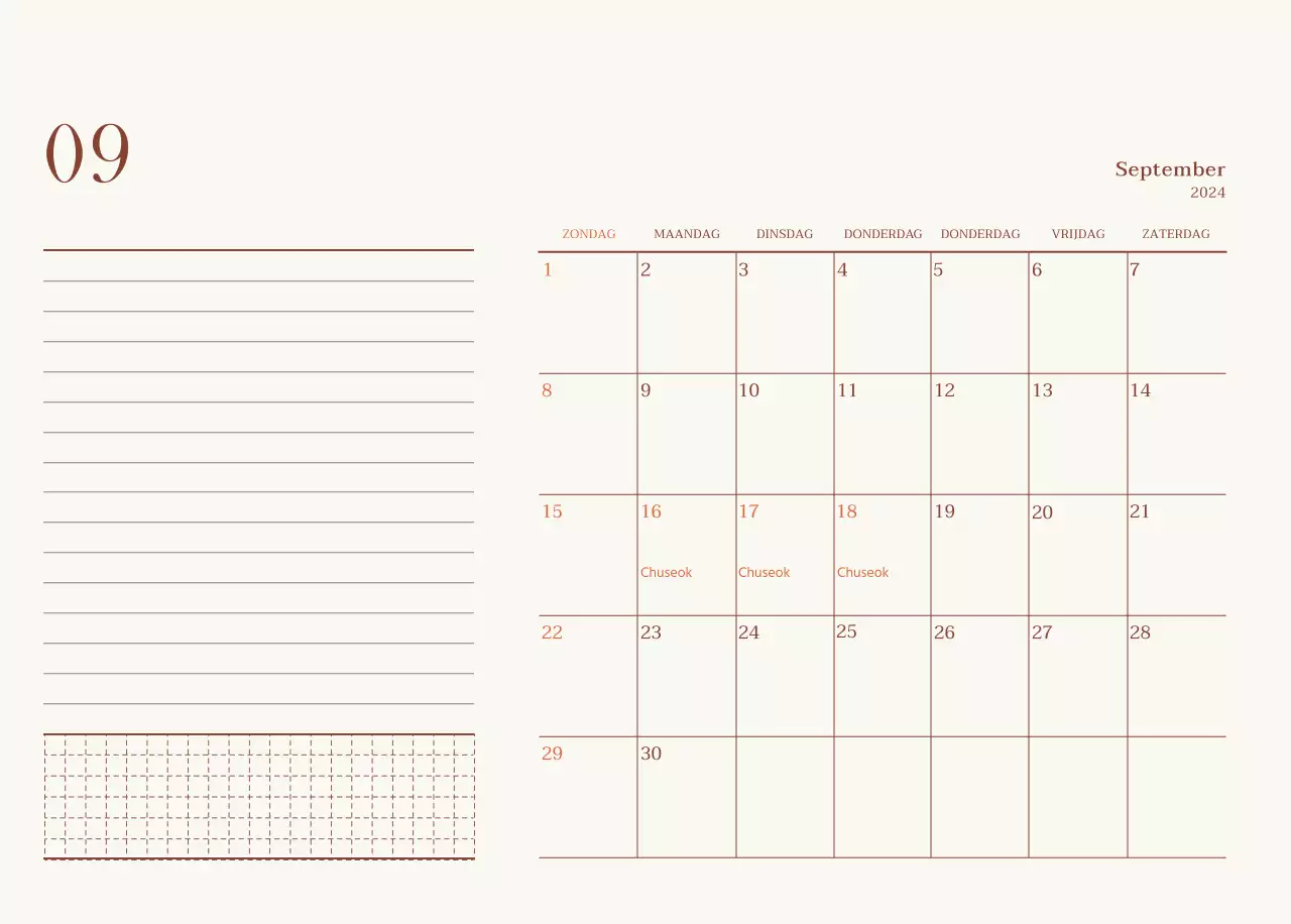 Emotionele fotolay-out voor café in beige en bruin