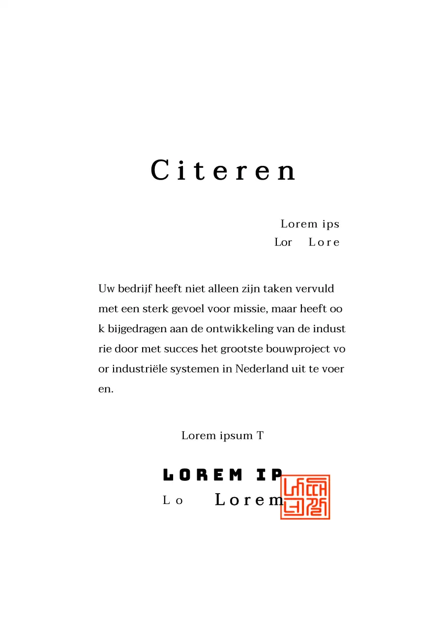 Bedrijfserkenning ontwerpen