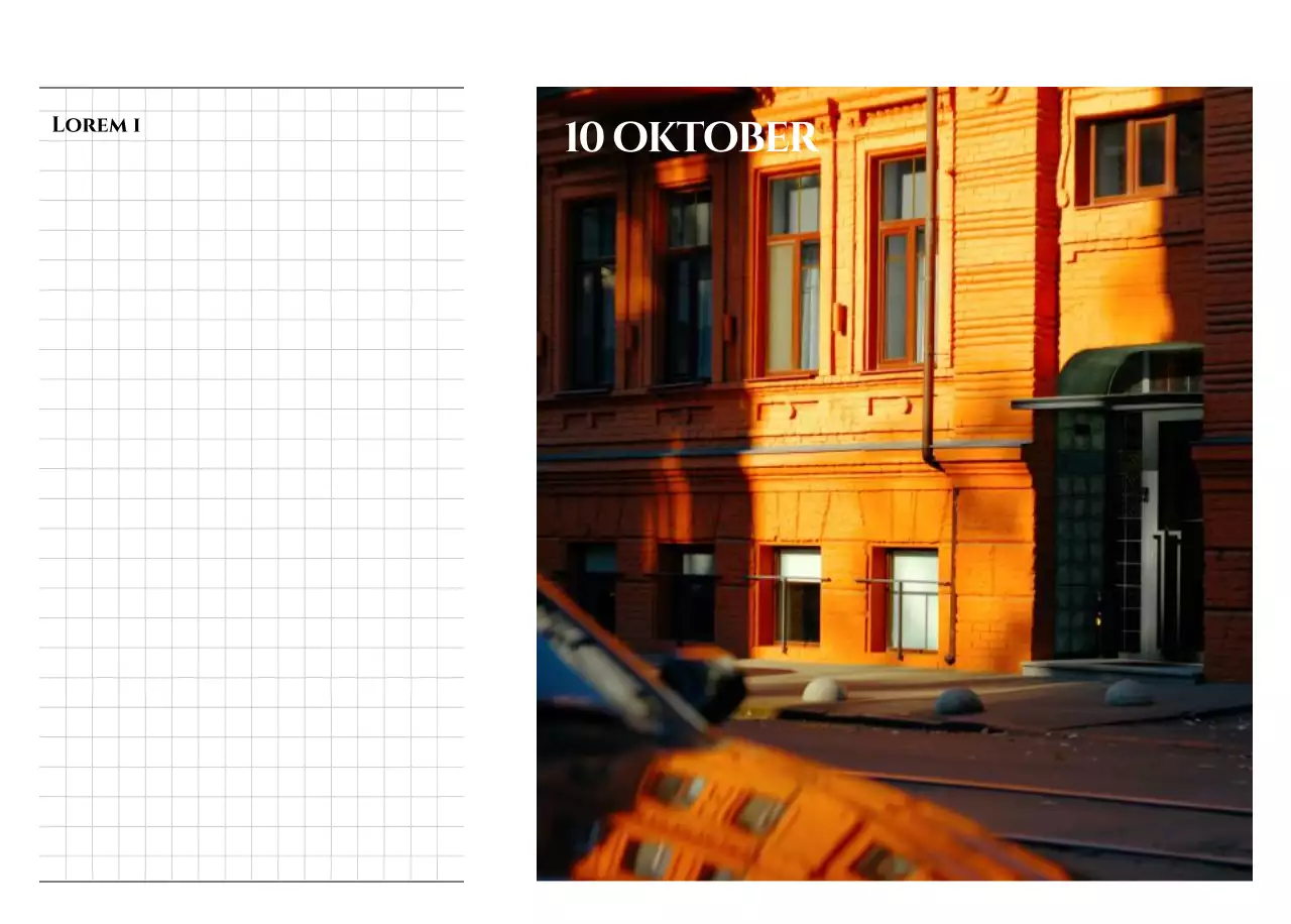 Een kalender in een eenvoudige stijl met een emotioneel concept voor reisfotografie