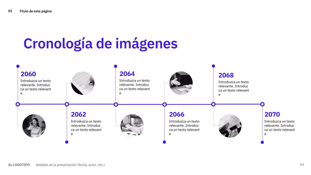 Trazados sencillos y variados en azul para planificar