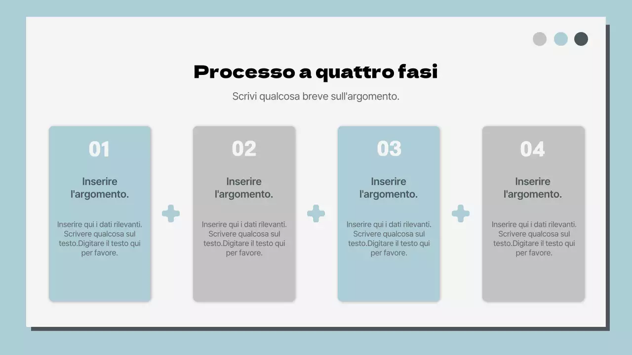 Rapporto di layout multipagina classico bianco e blu cielo