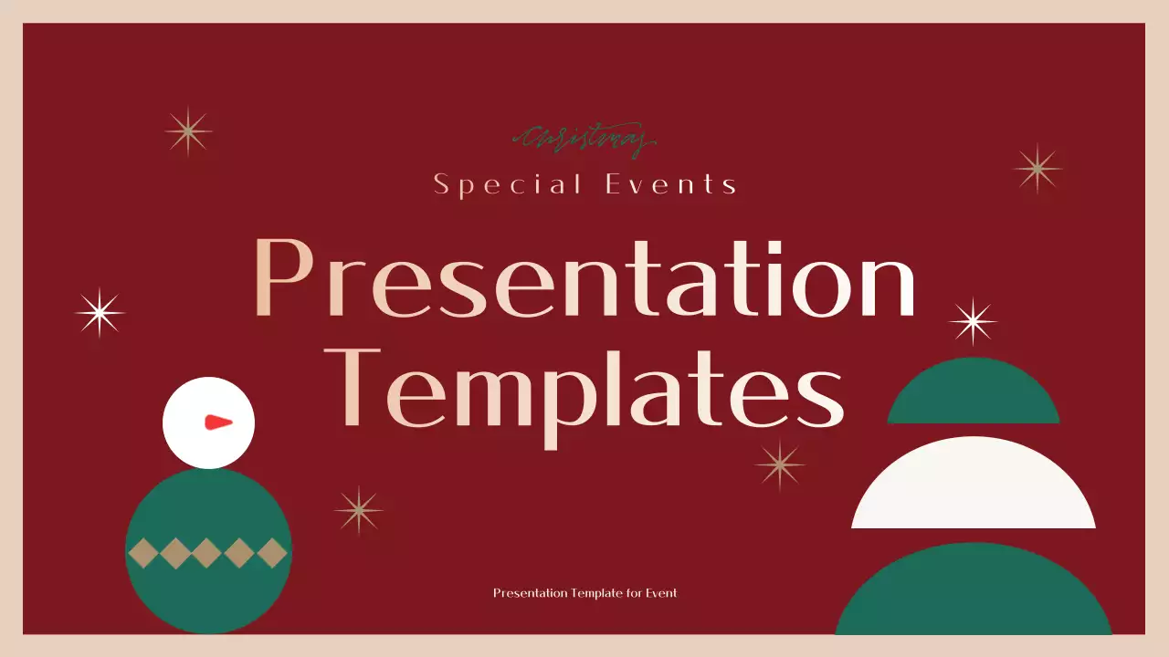 와인 엘레강트 이벤트 템플릿 프로모션 프레젠테이션