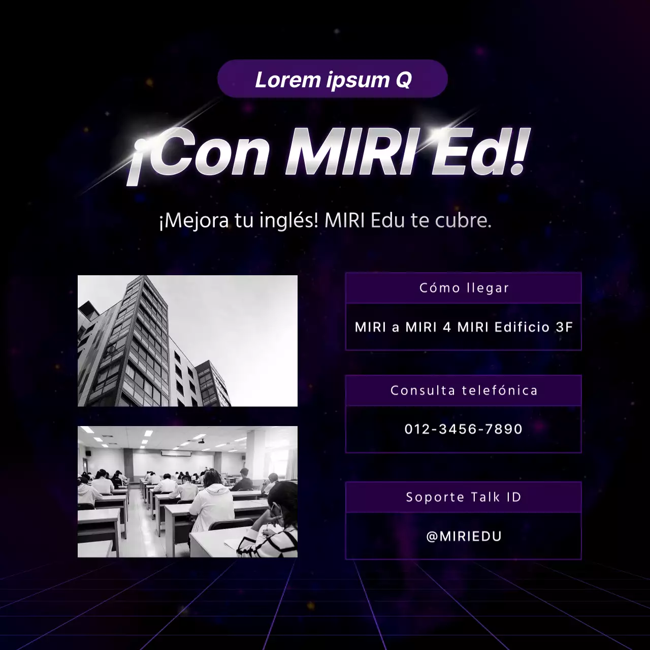 Promociona los especiales de vuelta al cole de Purple Cyber
