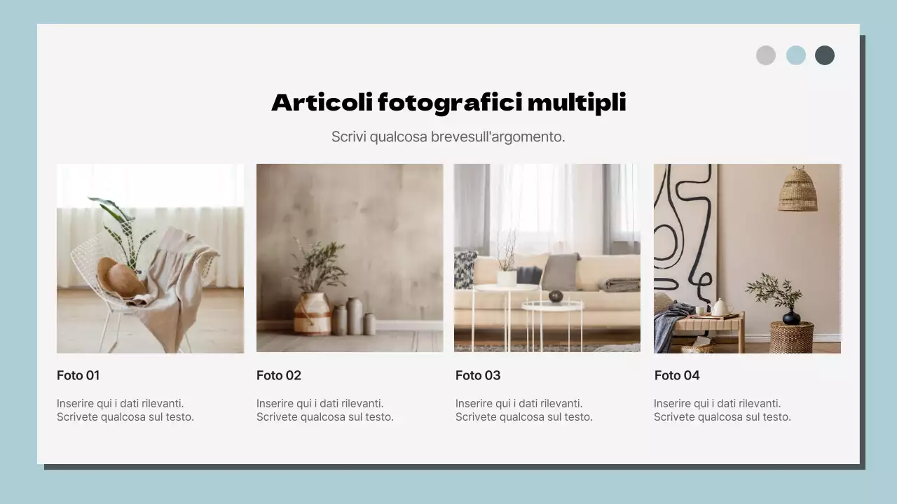 Rapporto di layout multipagina classico bianco e blu cielo