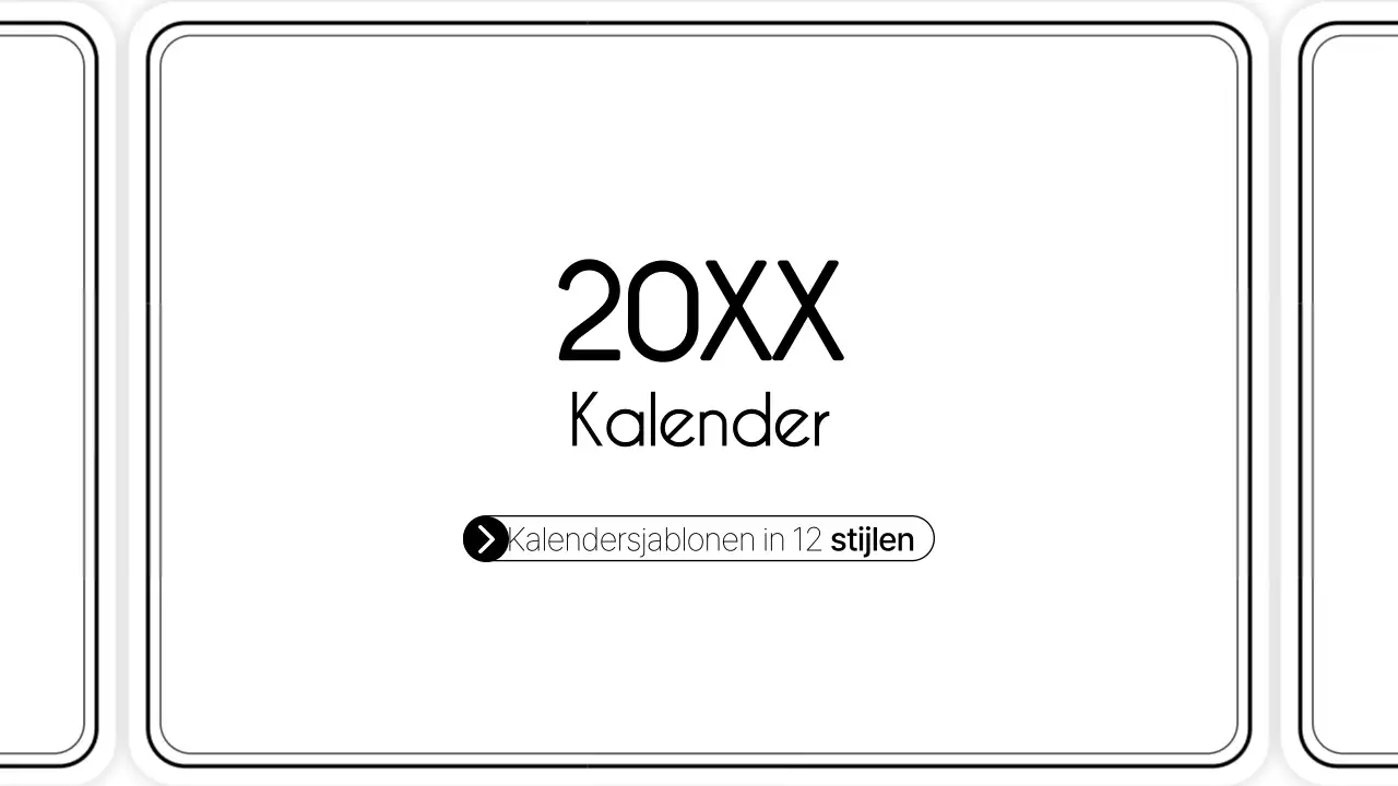 Een regenboog aan trendy kalenderplanners