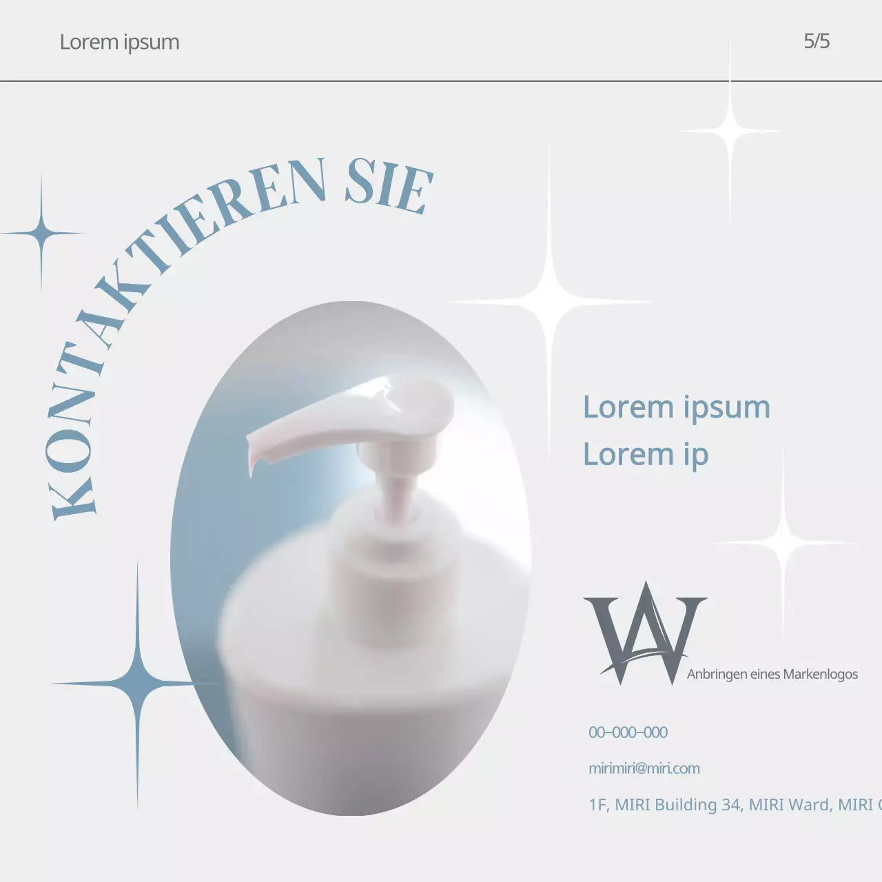 Instagram-Posts von Schönheitsmarken, die den hellblauen Trend aufgreifen