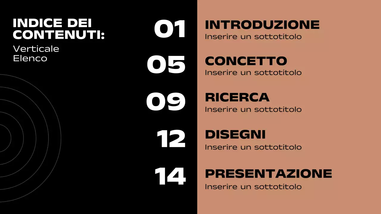 Rapporto di pagine minimali a layout multiplo in marrone e nero