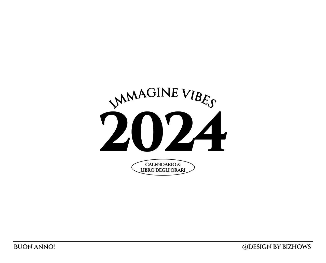 Calendario da parete in stile semplice con concetto di fotografia di viaggio emozionale in bianco e nero