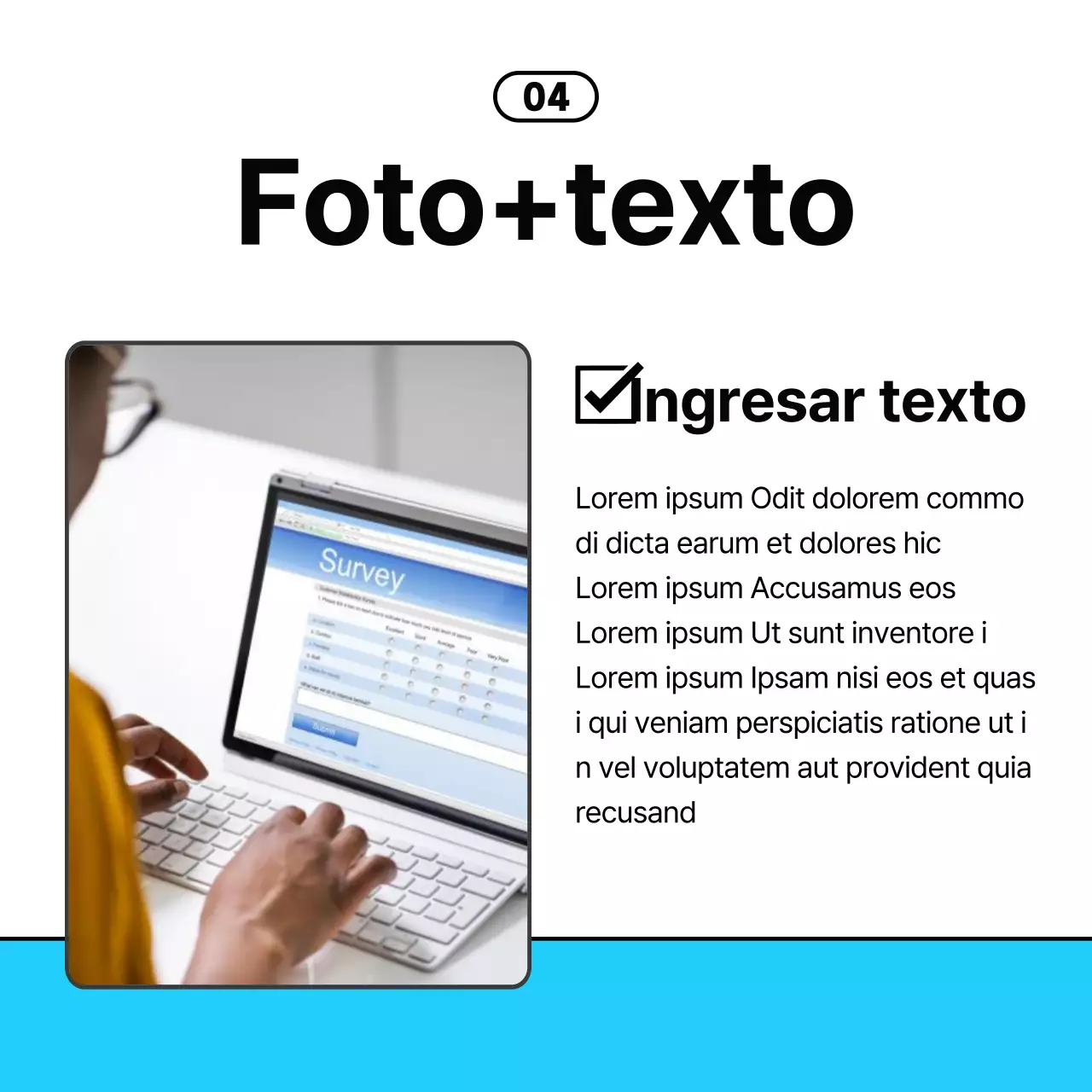  Consejos de negocios sencillos en azul claro y negro