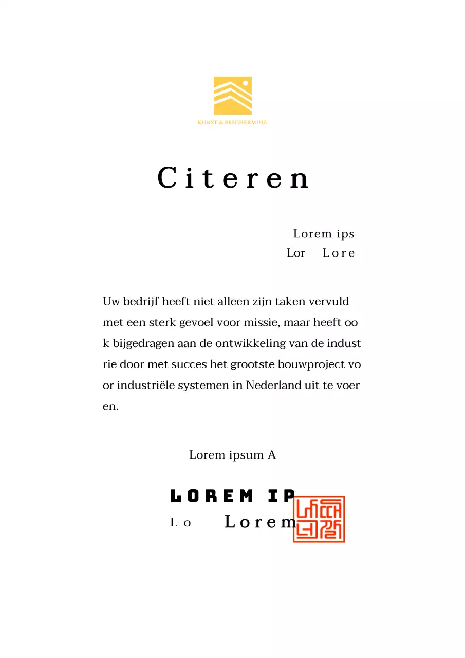 Bedrijfserkenning ontwerpen