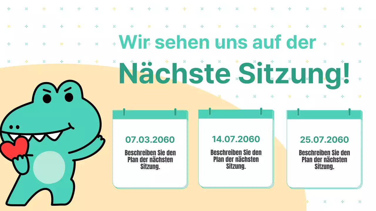 Mint und Weiß Kitsch Marketing Notizen Bericht