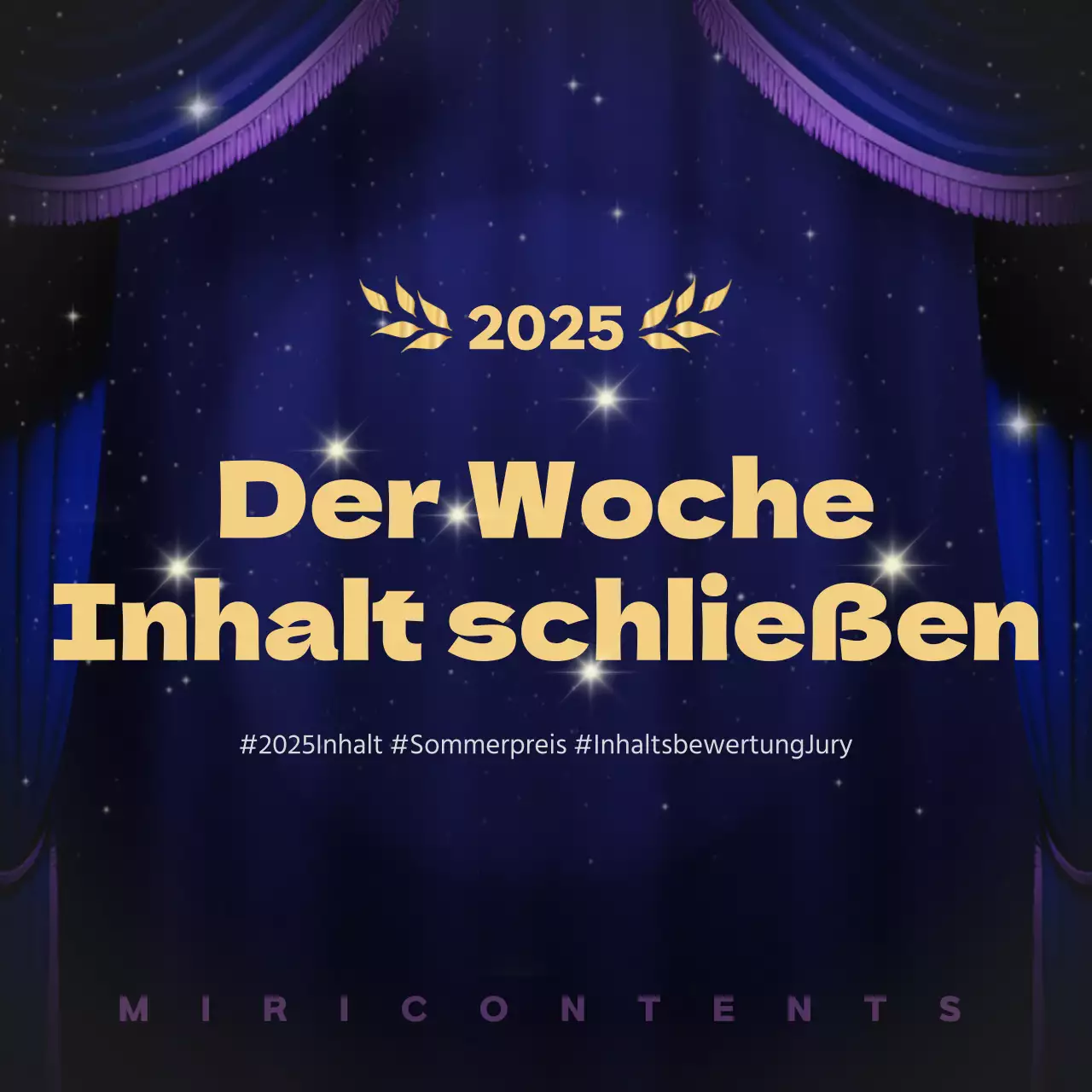 Luxuriöser Inhalt in Gold und Marineblau Informationen zum Jahresende