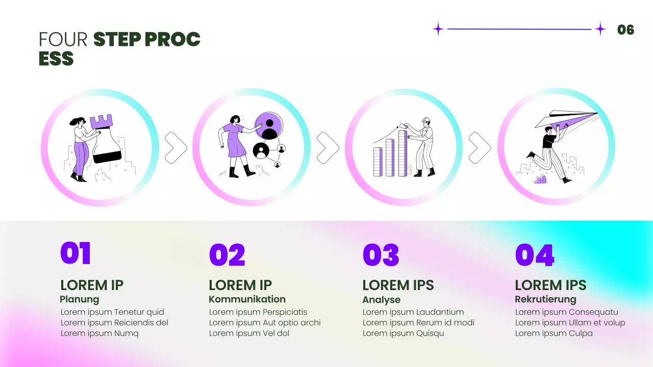 Rosa und fluoreszierend Trendy Multipage Layout Report