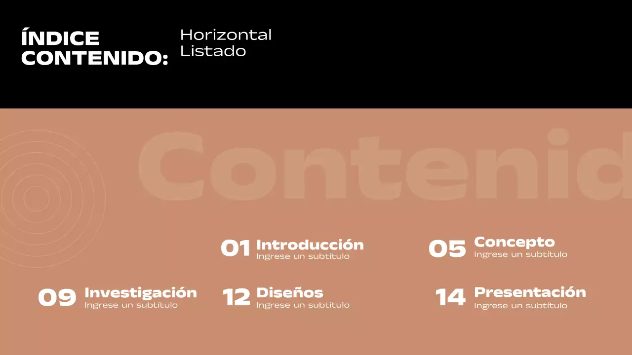 Informe de páginas con diseño mínimo múltiple en marrón y negro