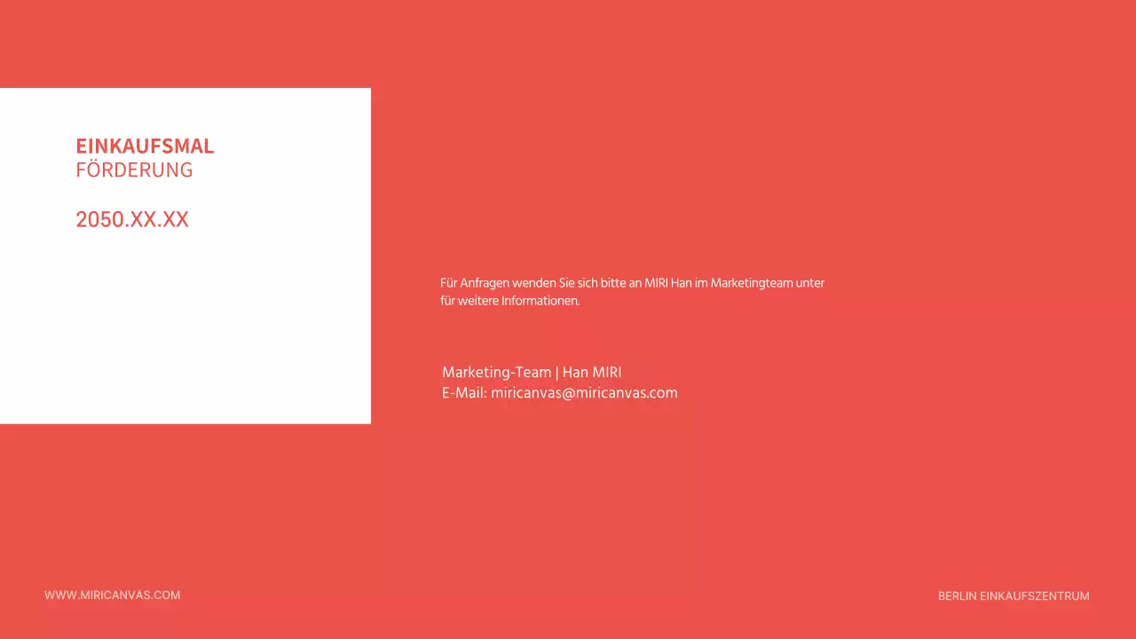 Ein einfacher orange-schwarzer Werbeslip