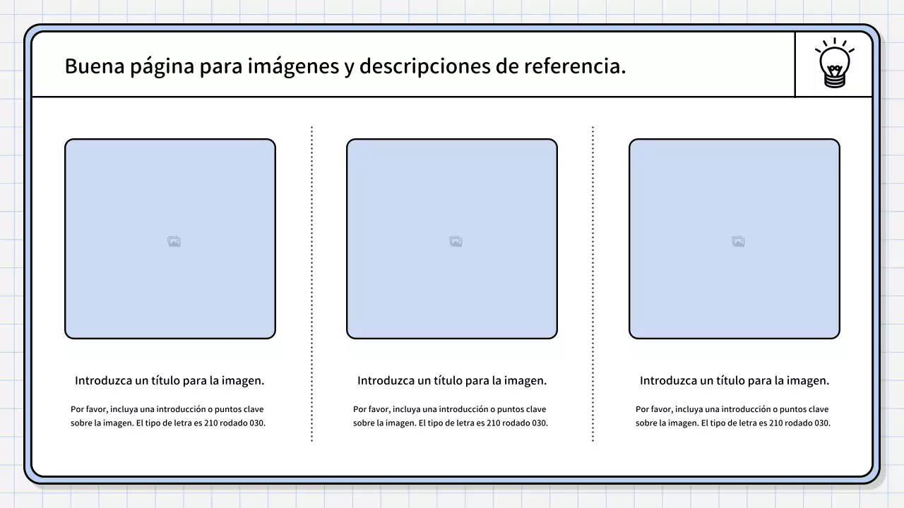 Un sencillo informe de síntesis de color azul claro