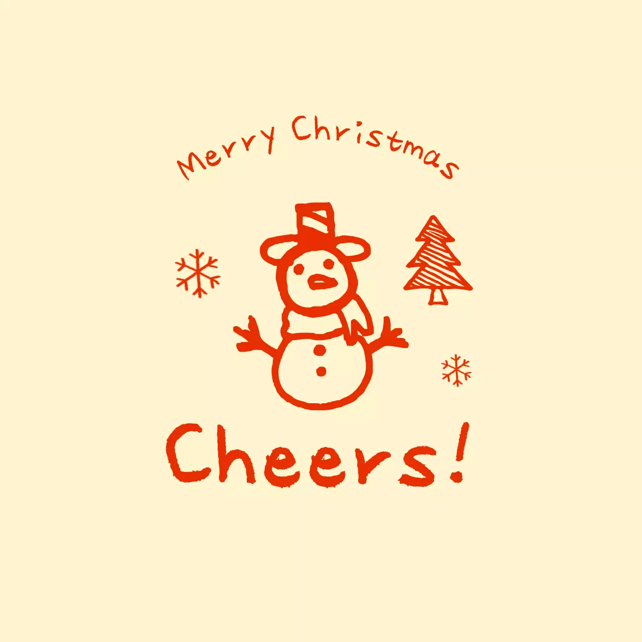 Holiday Party Concept with Christmas Illustrations