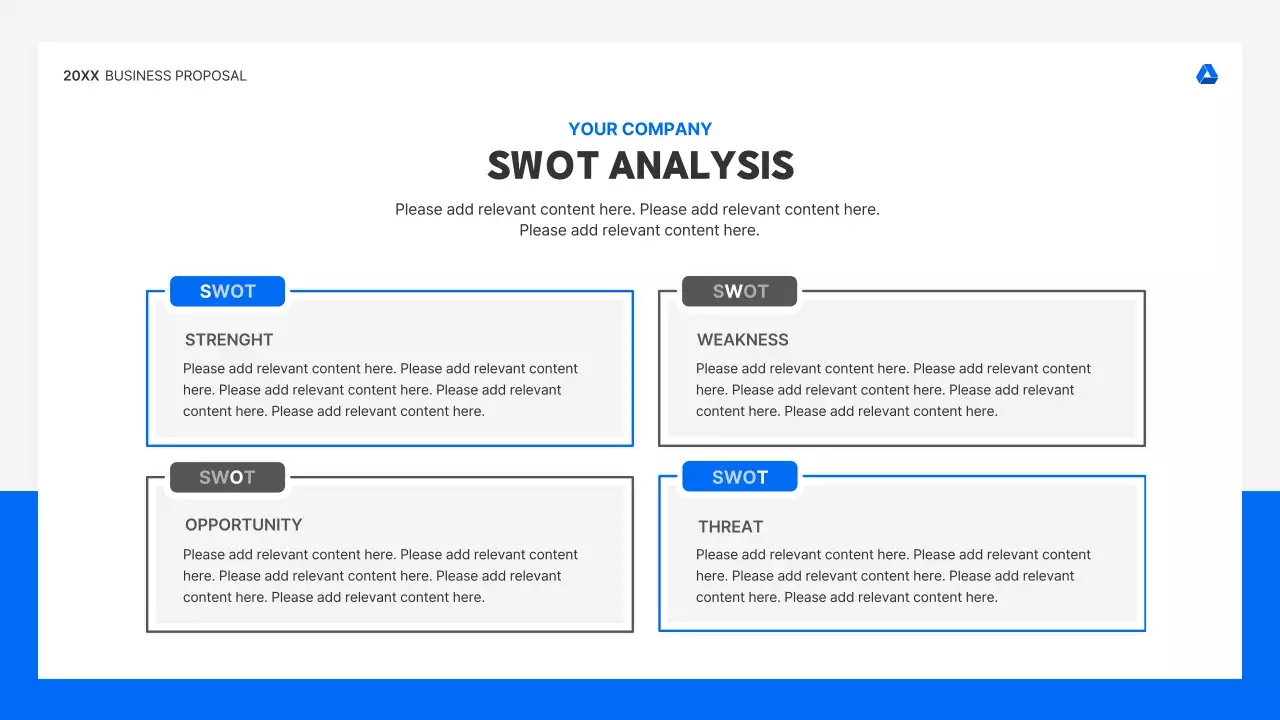 Blue Professional Business Proposal Presentation