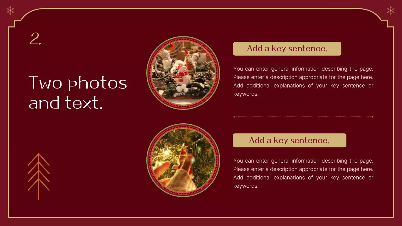 Wine Traditional Christmas Templates Presentation