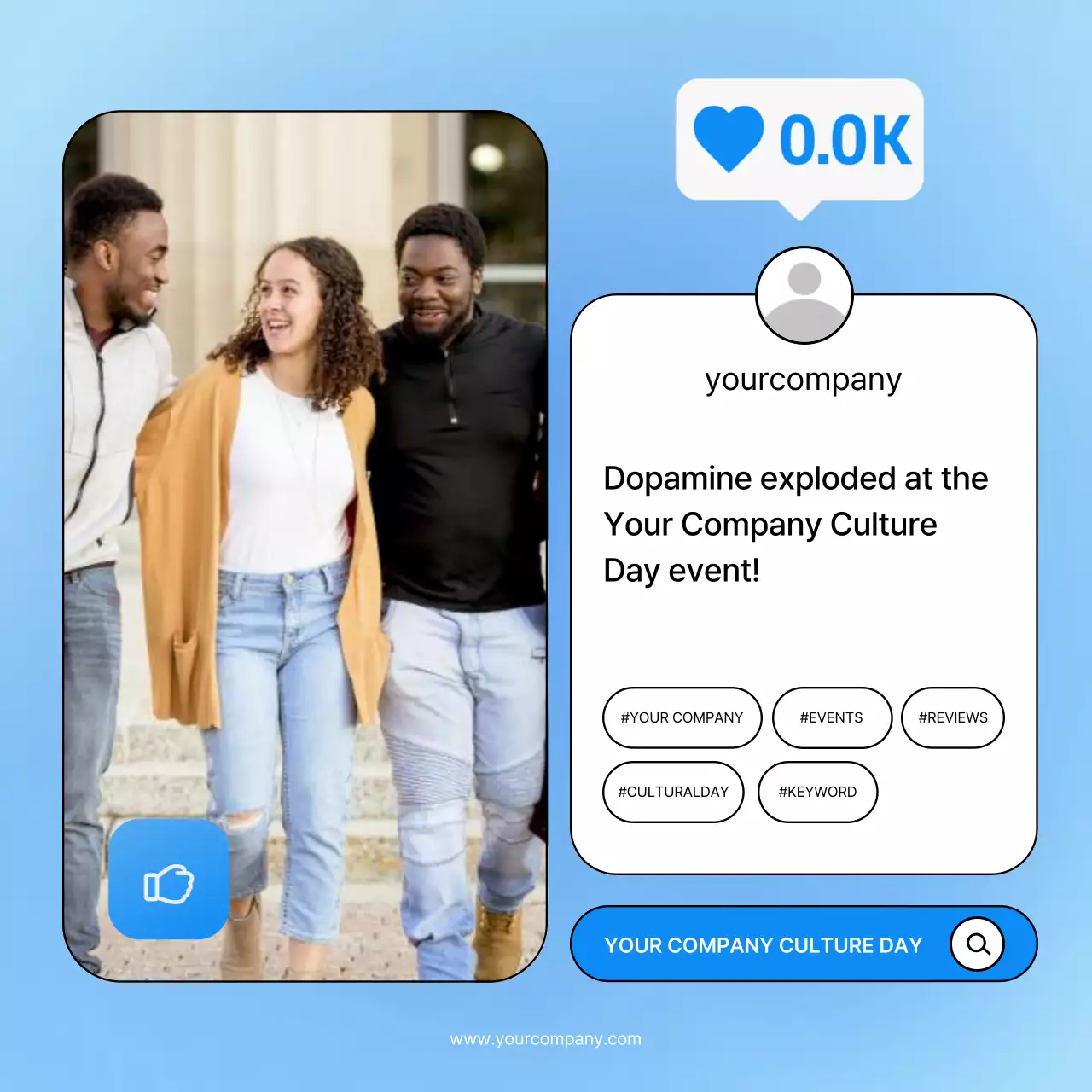 블루모던컬처 이벤트 공지 소셜미디어 포스트