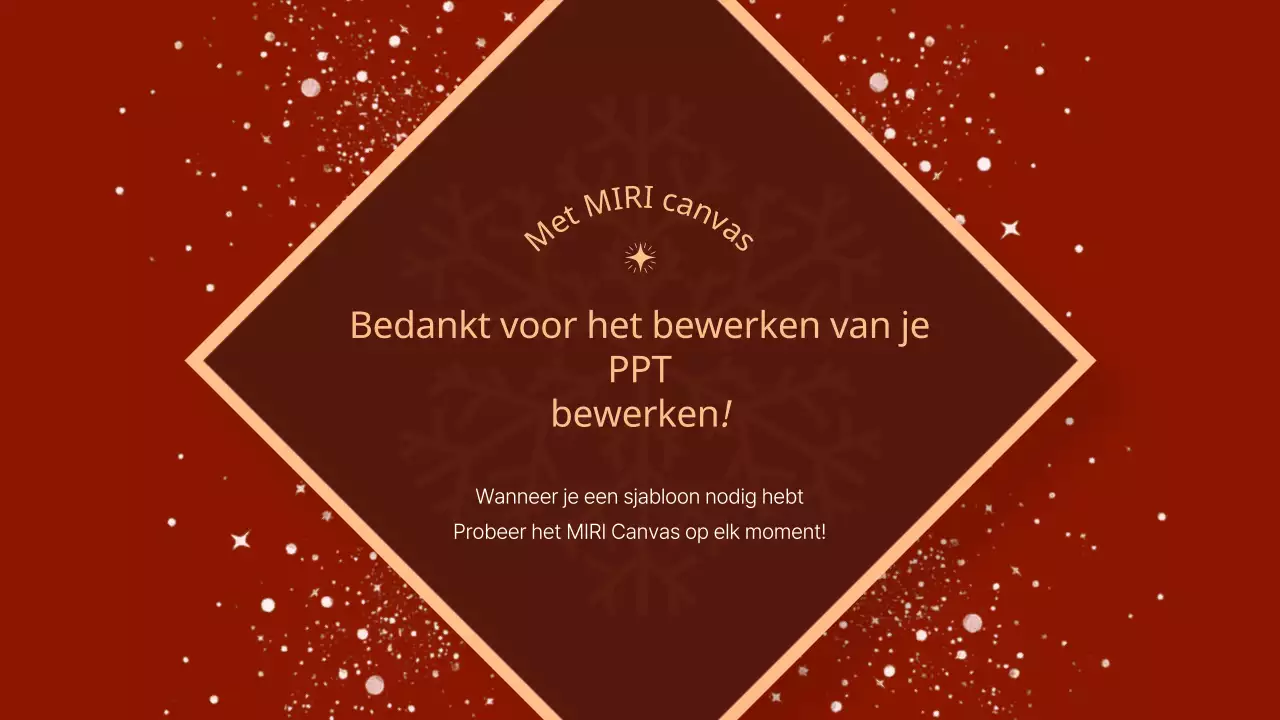 Een luxe kerstpresentatie in rood en bruin