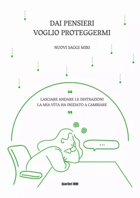 Copertina di un semplice saggio di lezioni di vita in verde e bianco