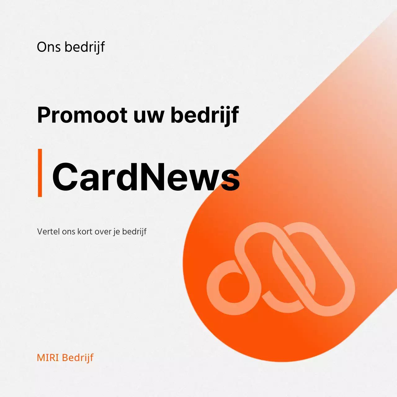 Een eenvoudig oranje en grijs over ons veld