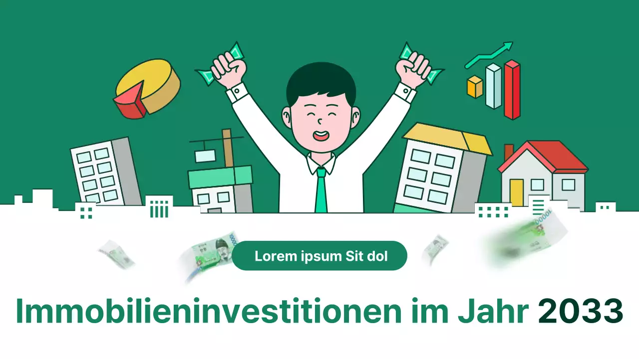 Einfache Tipps für Immobilieninvestitionen in Grün und Weiß