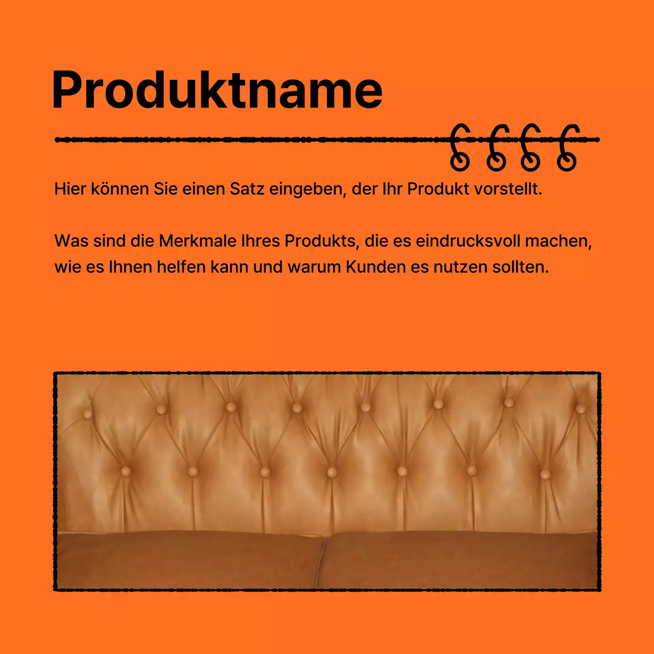 Ein Leitfaden für ein sauberes Marken-Kit in Orange und Schwarz