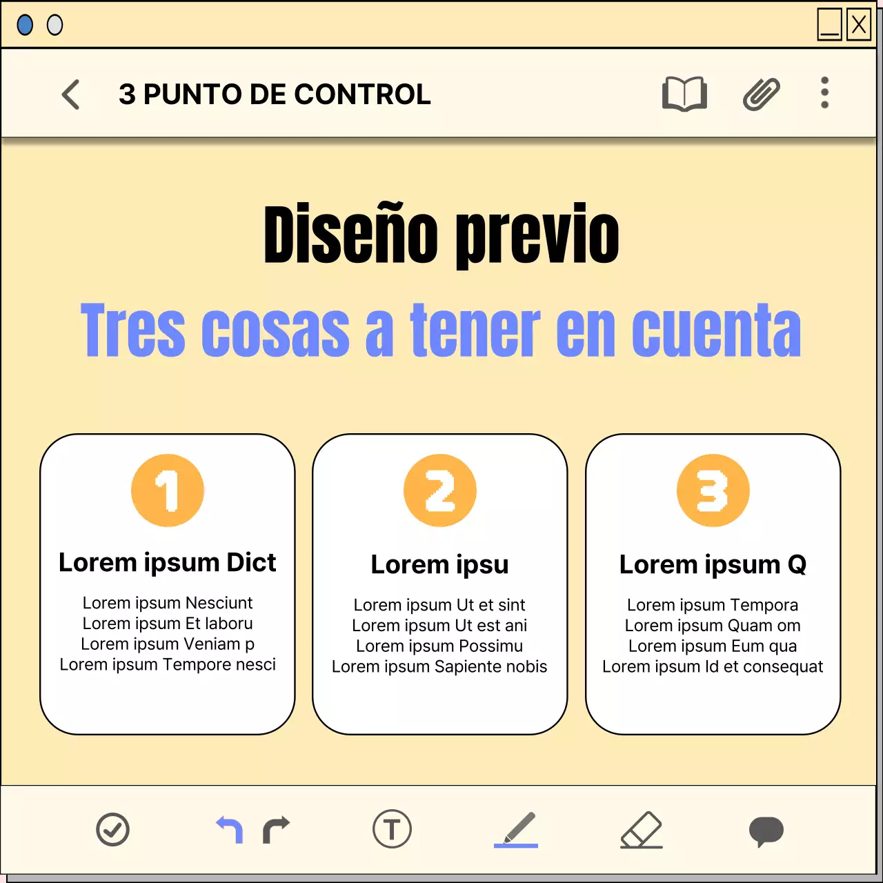 Una guía de planificación profesional con un concepto de bloc de notas amarillo y kitsch.