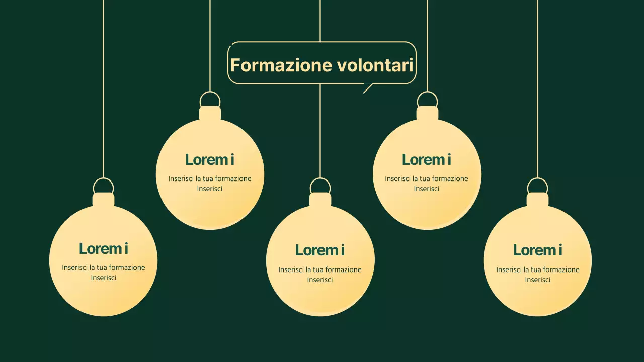 Un tutorial minimalista per volontari in verde e giallo