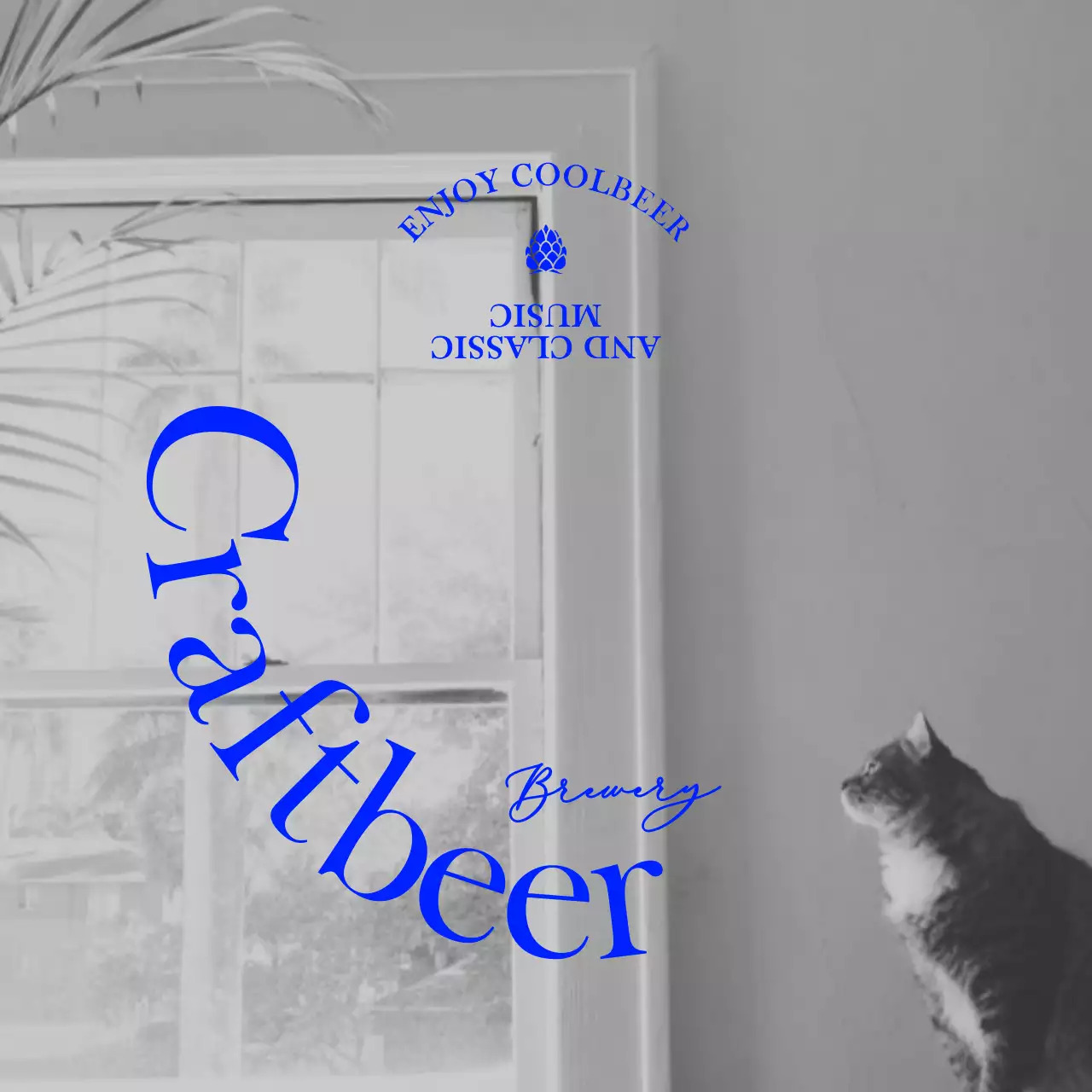 Vintage-inspired pub with sentimental black-and-white photography and serif font