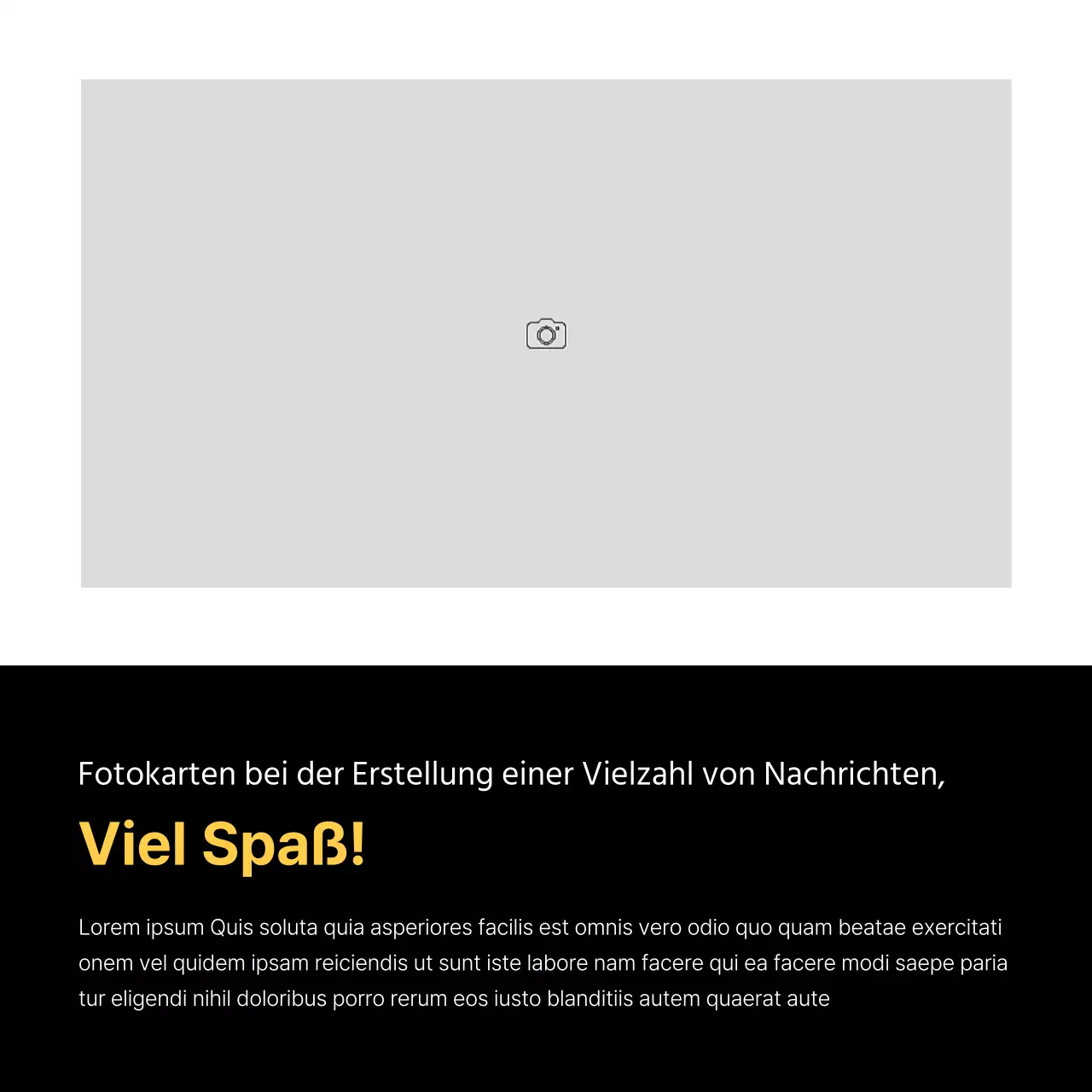 Fördern Sie ein Layout-Design mit vielen einfachen Fotorahmen in Weiß und Schwarz