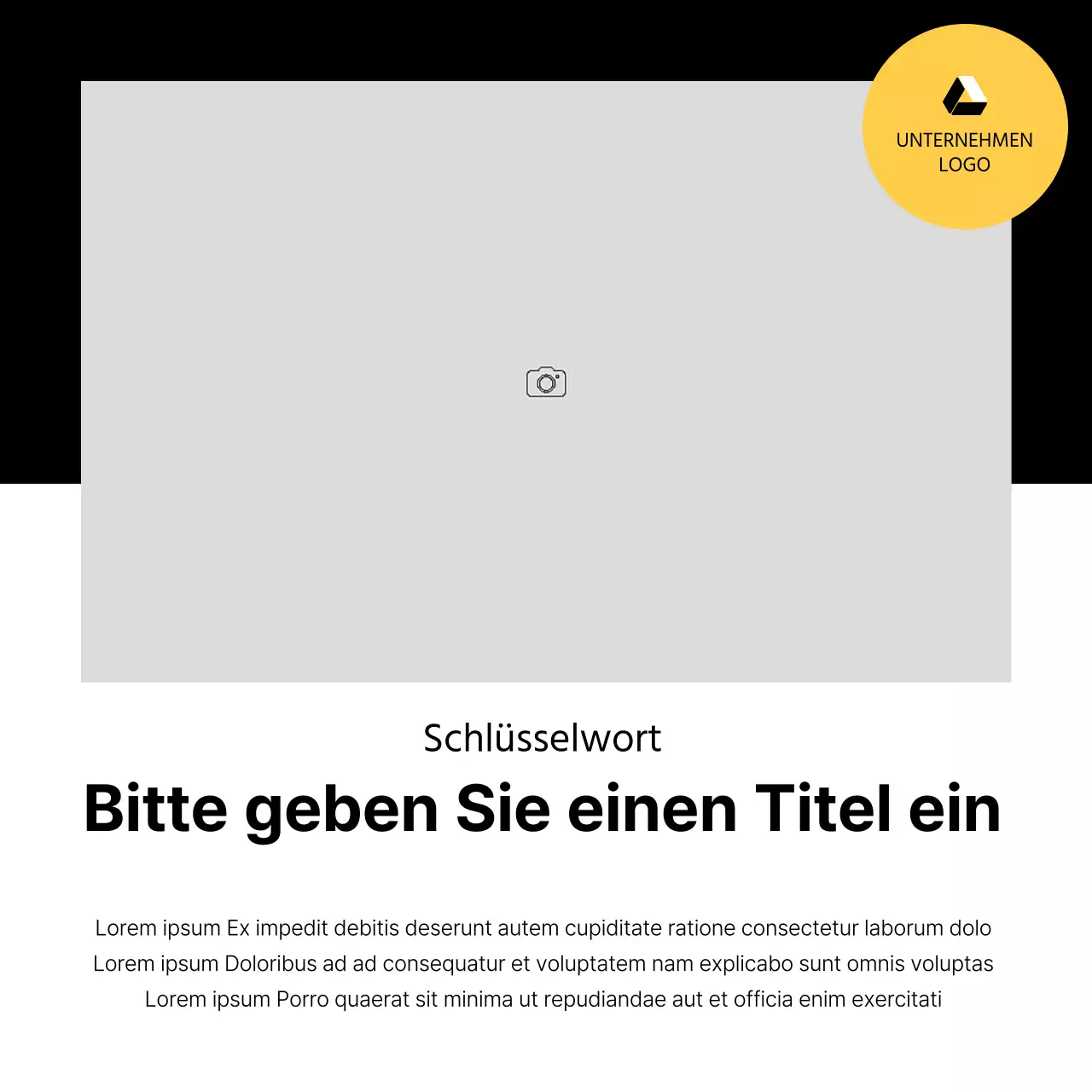 Fördern Sie ein Layout-Design mit vielen einfachen Fotorahmen in Weiß und Schwarz