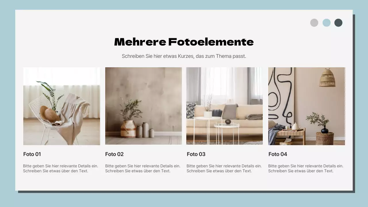 Himmelblau und Weiß Klassisches Mehrseiten-Layout Bericht