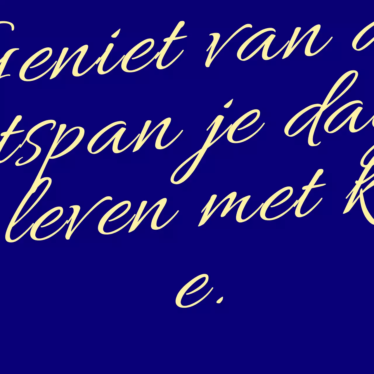 Koffiehuis met typografie letterconcept