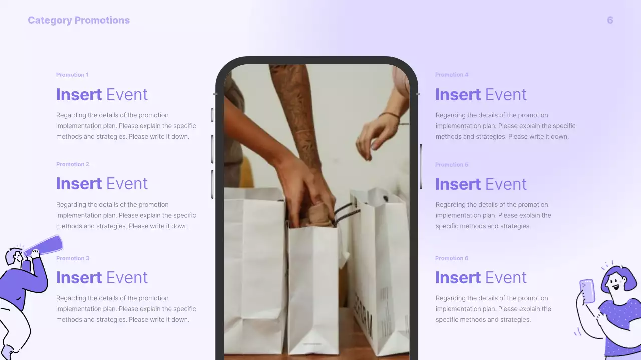 Purple Minimal Promotion Presentation