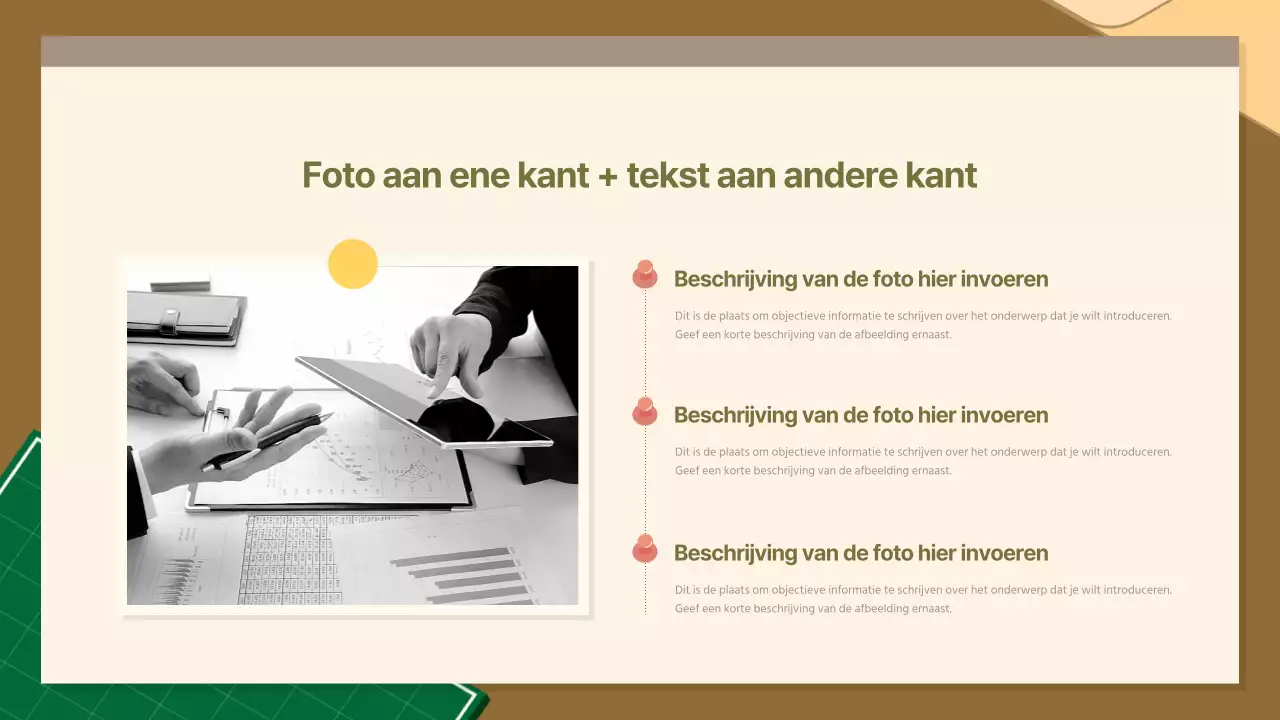 Een gezellige kantoormedewerker in kaki en bruin Business Report