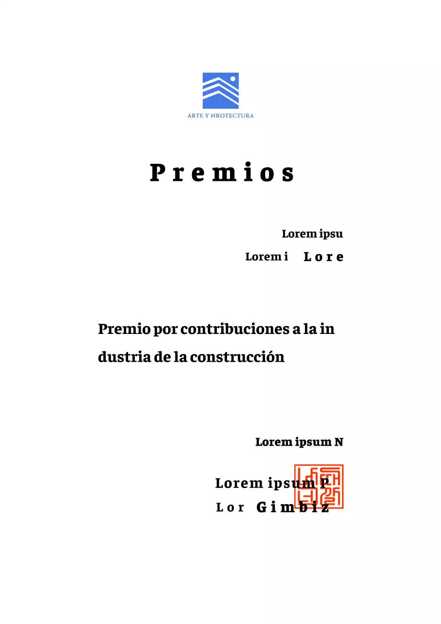 Diseño del Premio Logro
