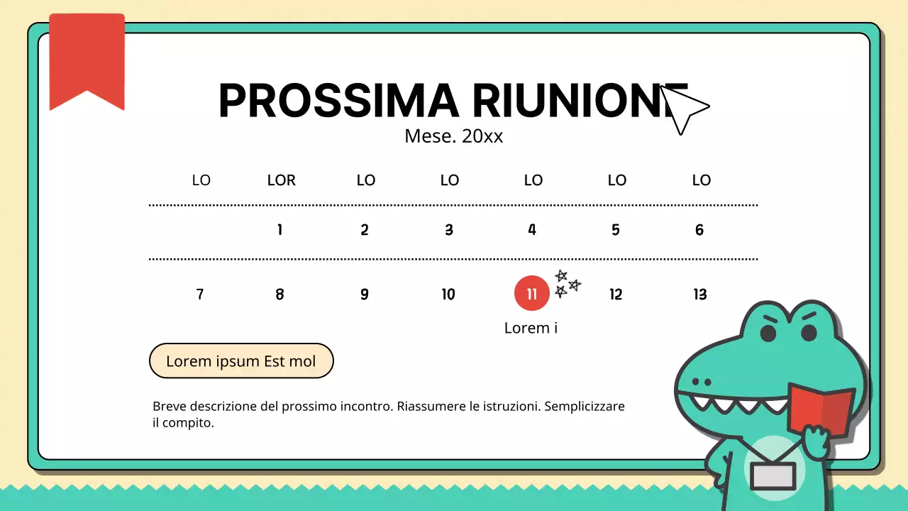 Relazione sugli appunti di marketing di tendenza beige e menta
