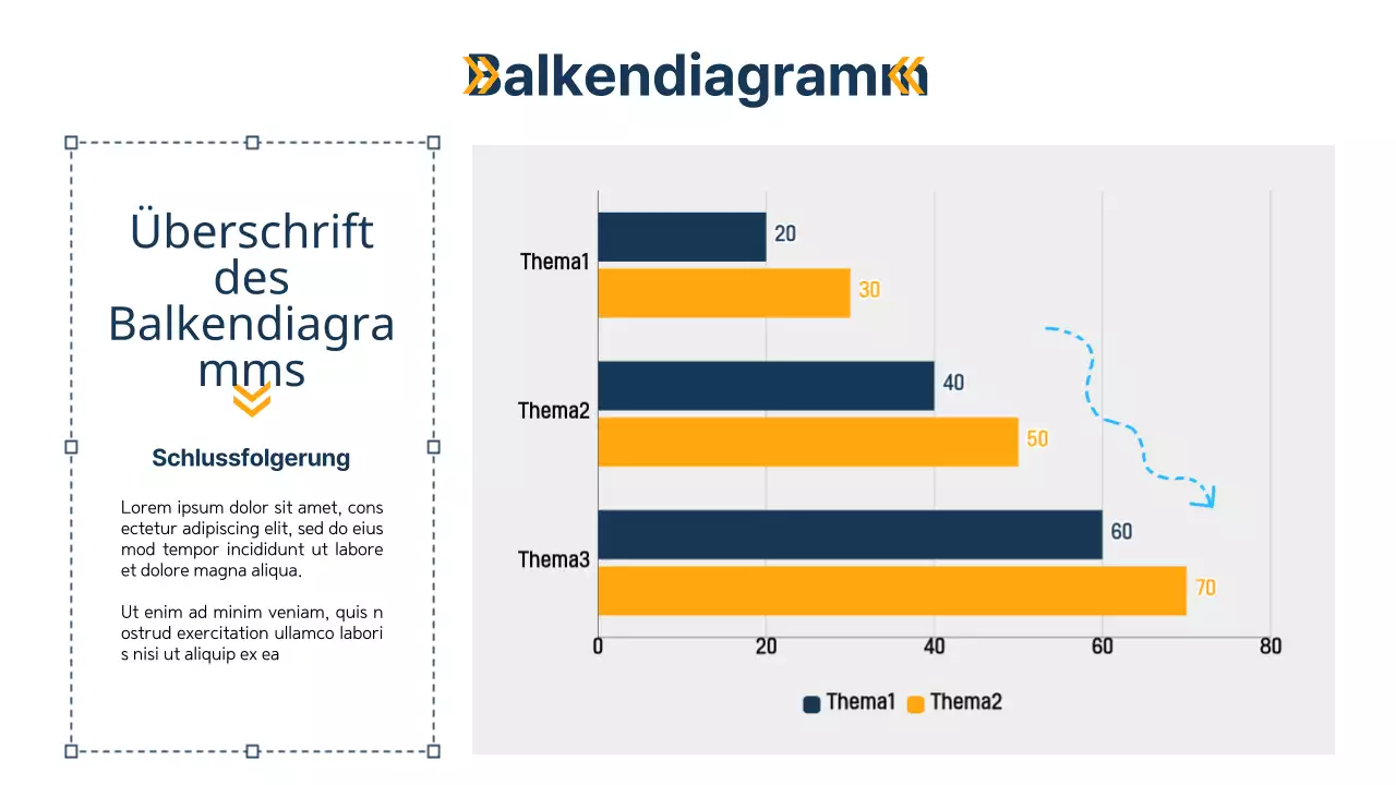 Schwarz und Blau Modern Vielseitig Layout Seite Material