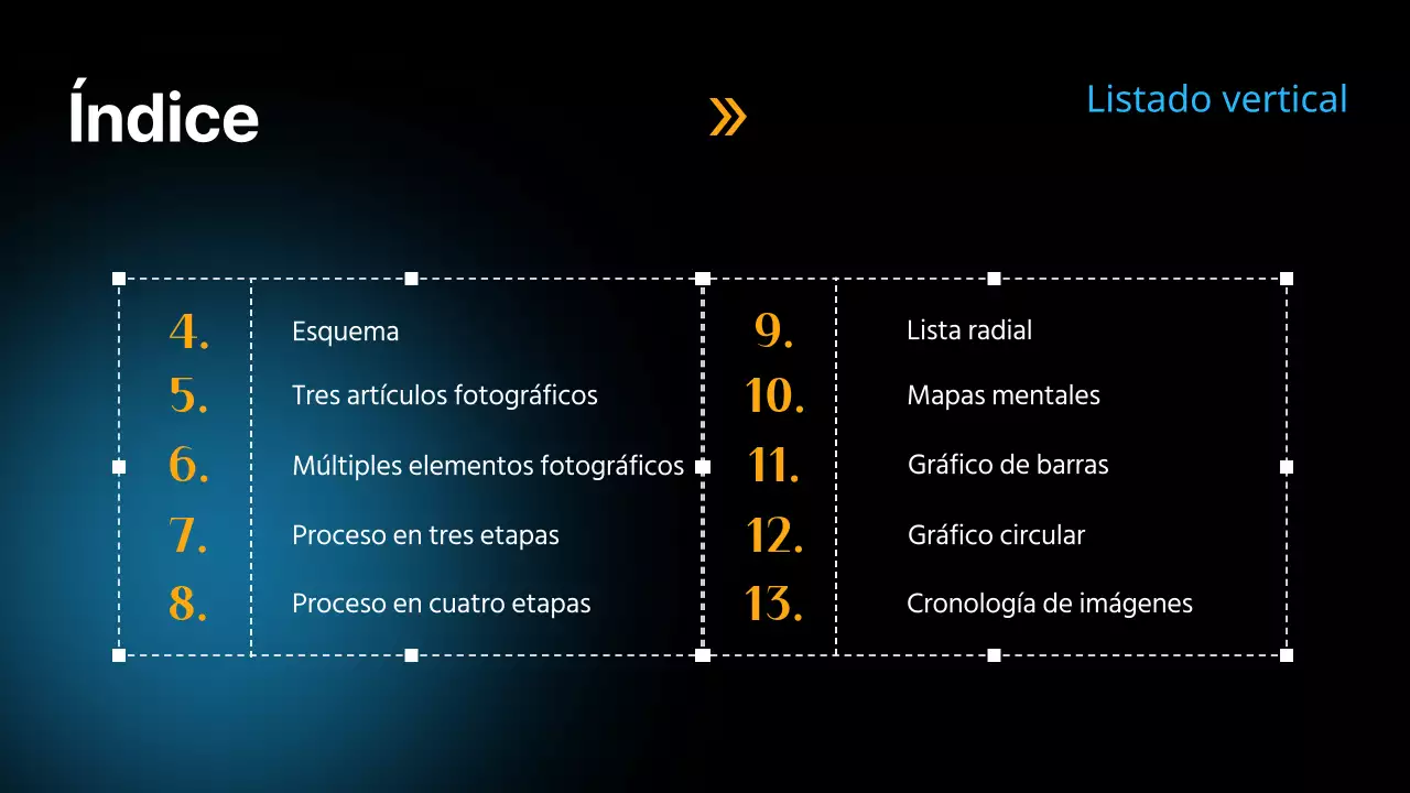 Negro y azul Diseño moderno y versátil Material de la página