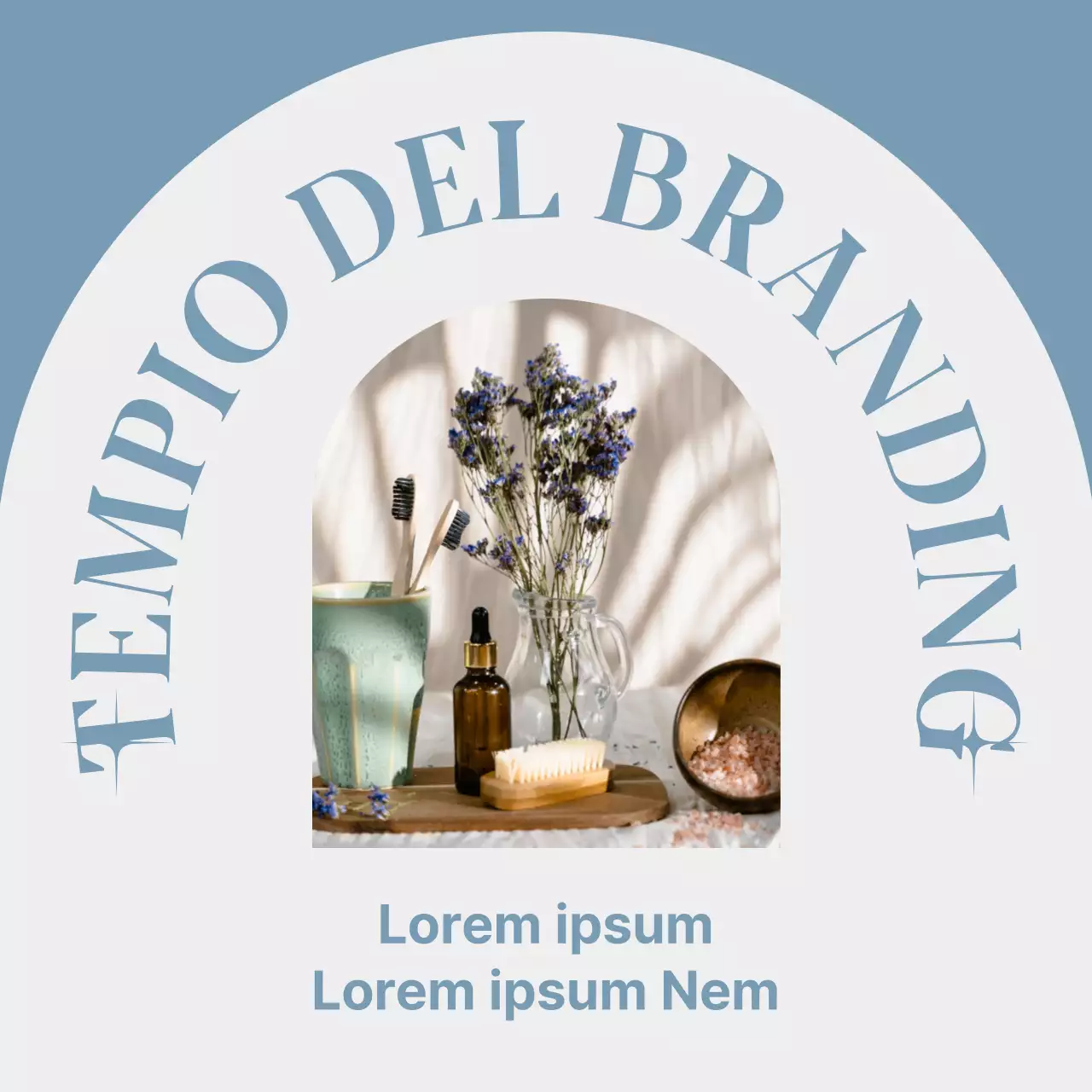 I post dei marchi di bellezza di Instagram che abbracciano la tendenza del blu chiaro