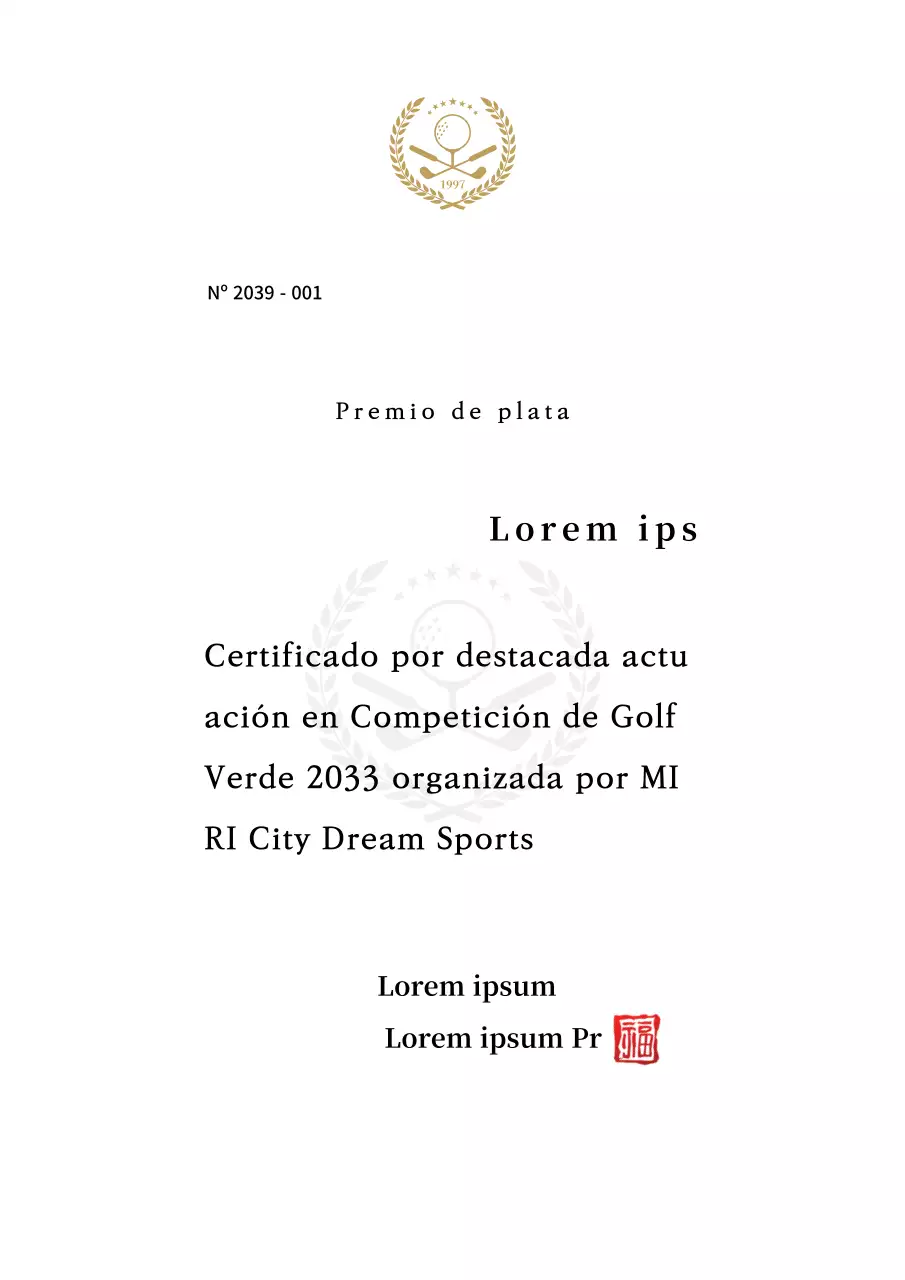 Premios deportivos con Golf Illustrated para un toque de clase