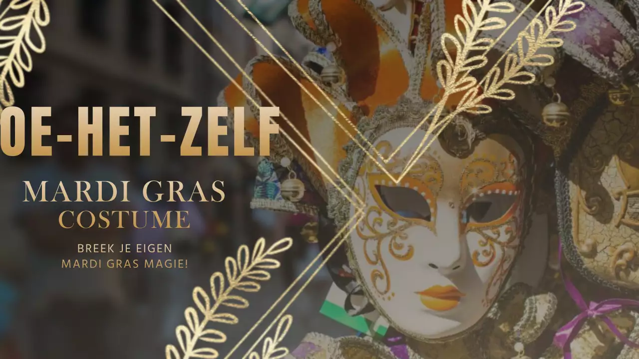 Gouden Klassiek Mardi Gras Kostuum Doe-Het-Zelf Gids