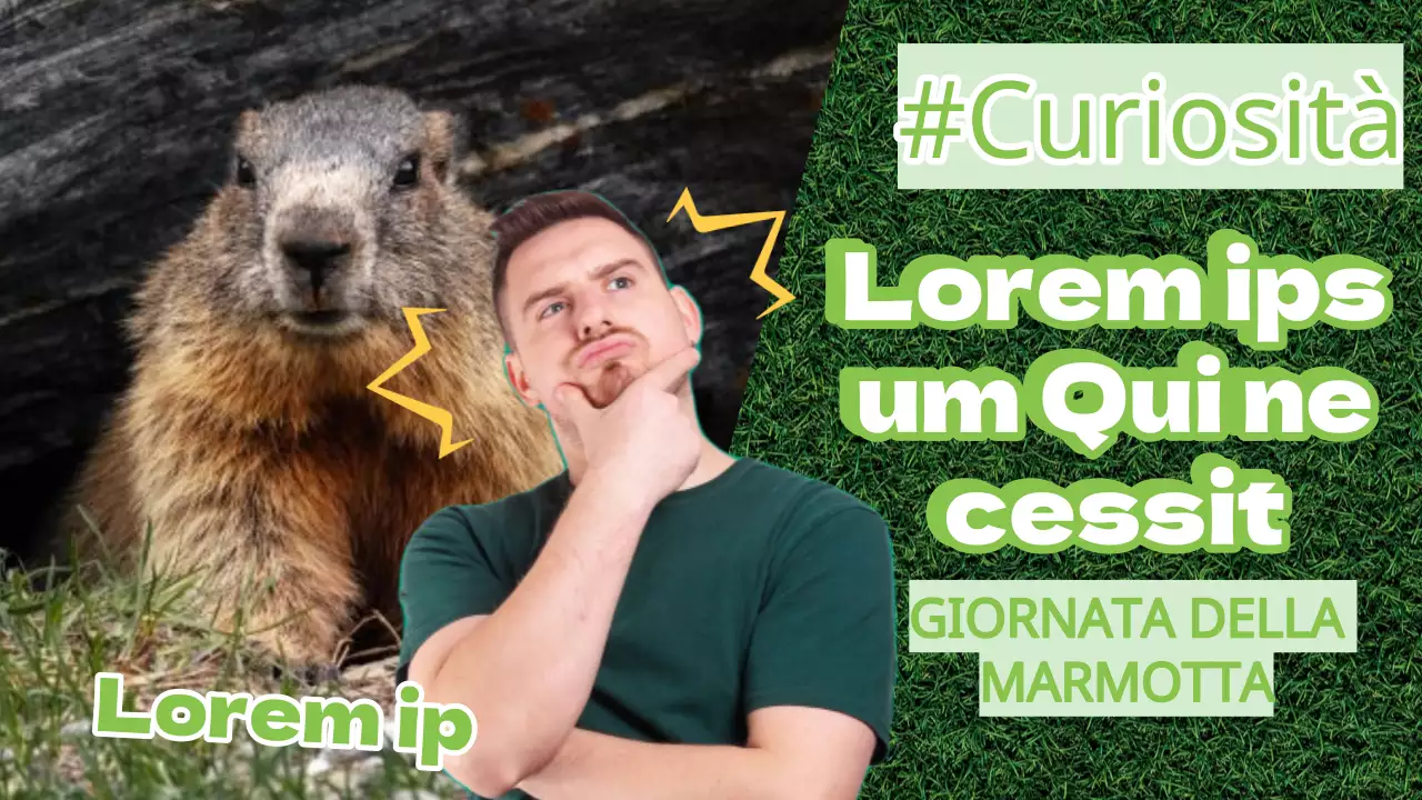 Fatti divertenti sul giorno della marmotta verde e giallo Introduzione